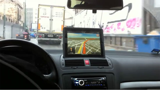 iPad GPS Navigator