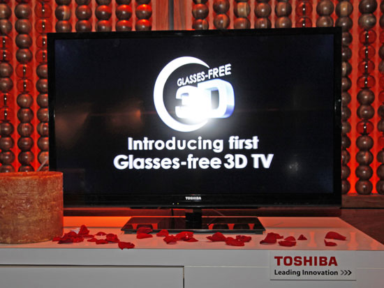 Toshiba 3D TV χωρίς γυαλιά