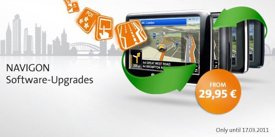 Έχεις GPS Navigon; Πρόλαβε τις μειωμένες τιμές σε όλες τις κατηγορίες αναβαθμίσεων!