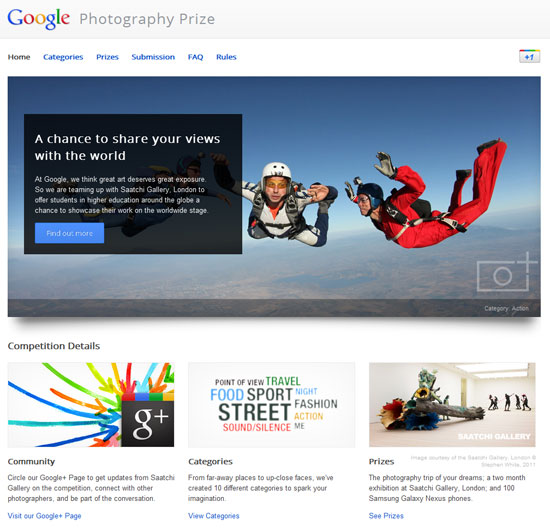 Google Photography Prize