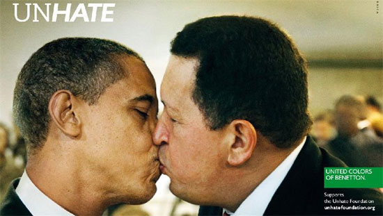 Καυτό φιλί Ομπάμα - Τσάβεζ στο στόμα