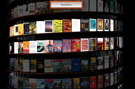Infinite Digital Bookcase: Η νέα ψηφιακή βιβλιοθήκη by Google!