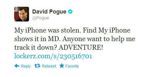 Βρήκε το χαμένο του iPhone χάρη στο iCloud και το Twitter!