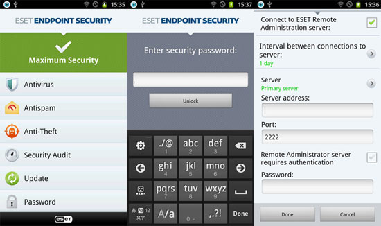 ESET Endpoint Security για Android smartphone και tablet