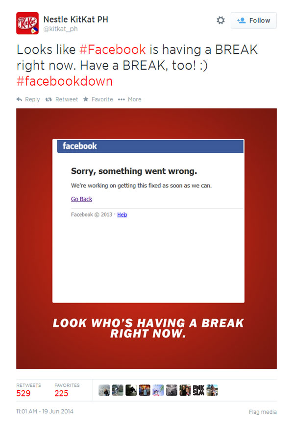 Nestle KitKat τρολάρει Facebook