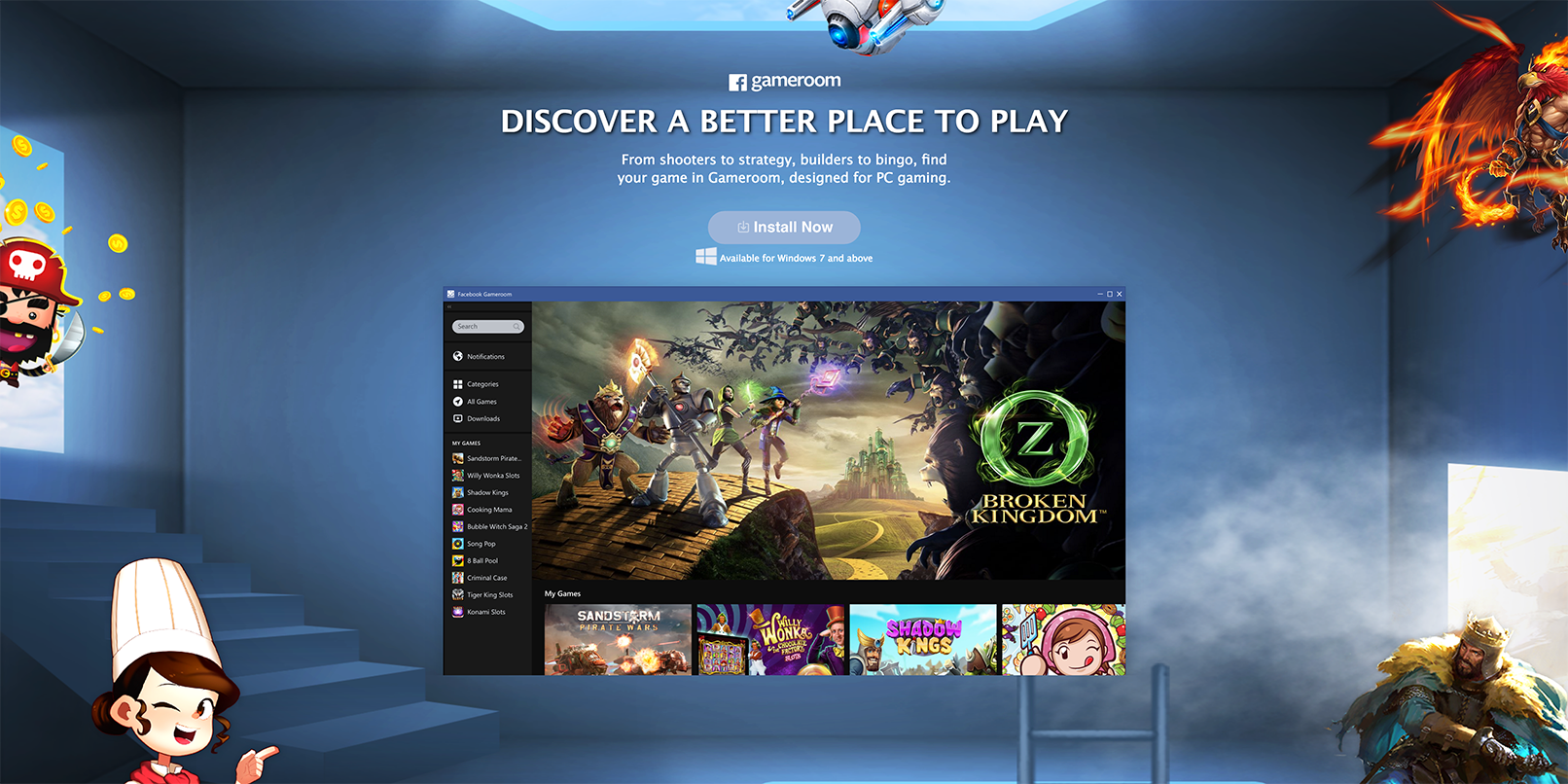 Discover games. Facebook game Room. Facebook games. Place to Play. Facebook GAMESPOT.