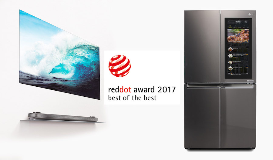 Red Dot Best of the Best with LG SIGNATURE OLED TV W + INSTAVIEW REF