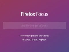 Firefox Focus screenshot
