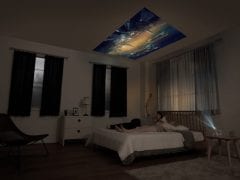 LG MiniBeam Projector bedroom