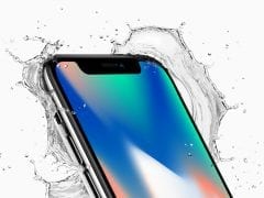 Apple iPhone X splash