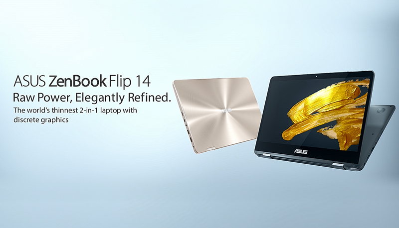 Asus ZenBook Flip 14 hero