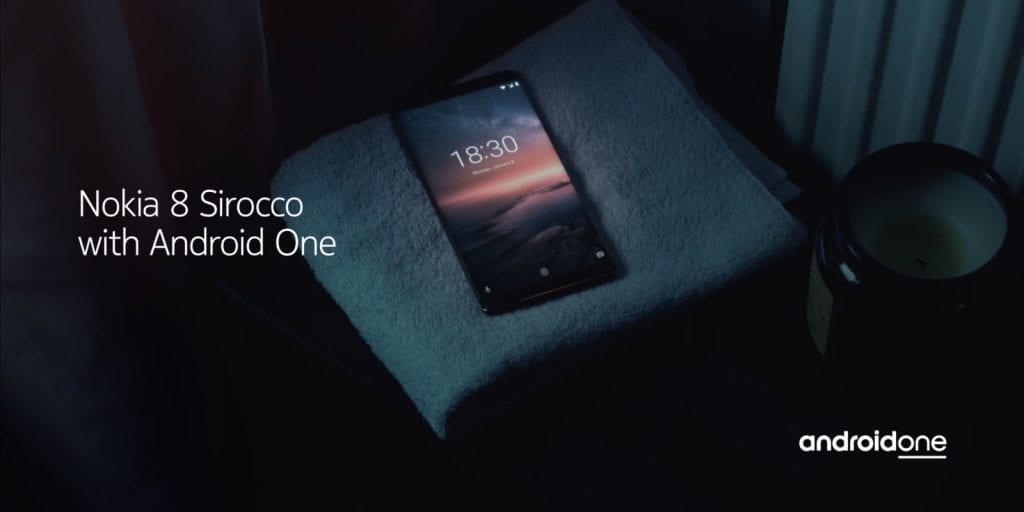 Nokia 8 Sirocco hero