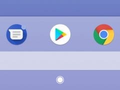 Android P Developer Preview Dock