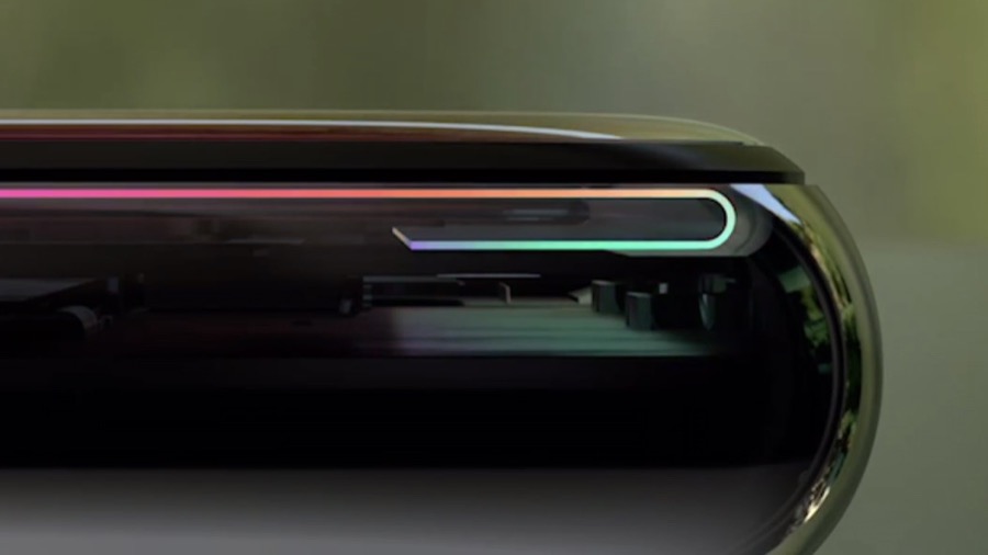 Apple iPhone X display fold