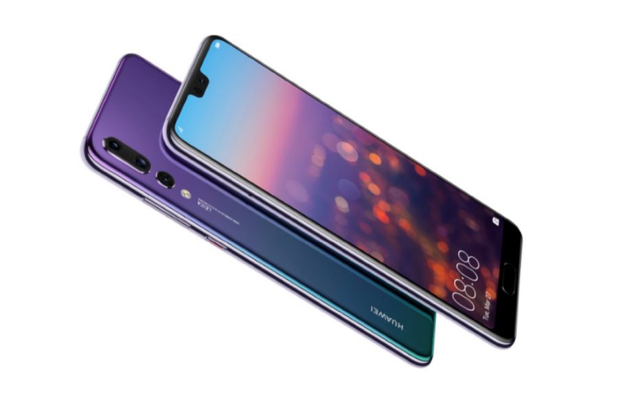 HUAWEI P20 Pro Twilight Front and Rear Diagonal