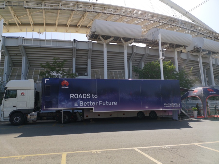 Huawei Road Show Truck in Greece 2018