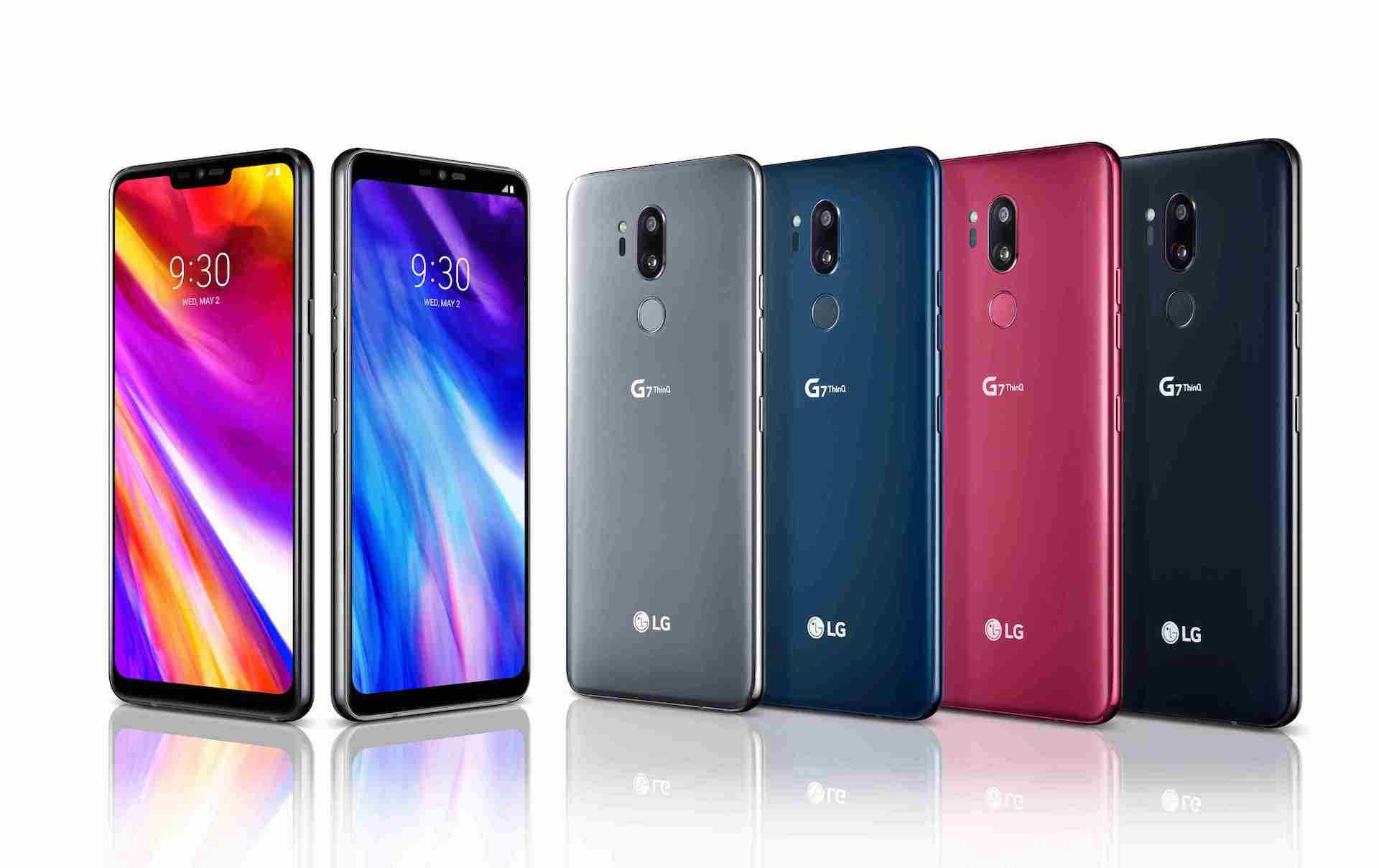 LG G7 ThinQ Color Range