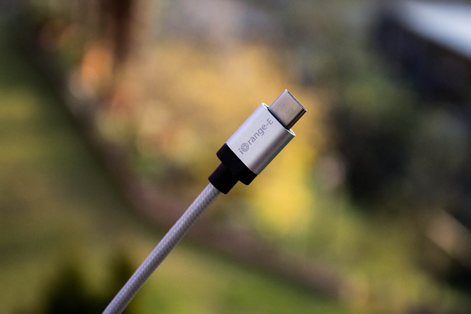 USB-C Nylon Gray Silver Type C Iorange Cable
