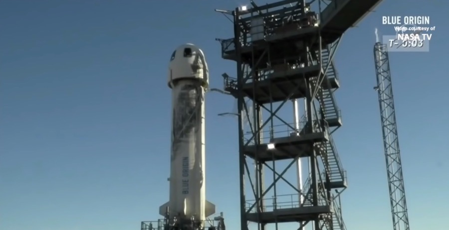 Blue Origin NS 11 New Shepard launch & landing, 2 May 2019