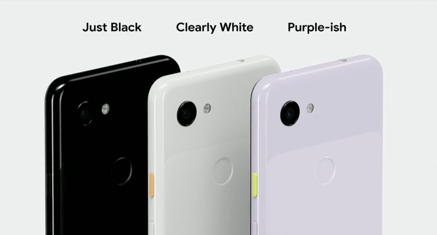 Google Pixel 3a colors