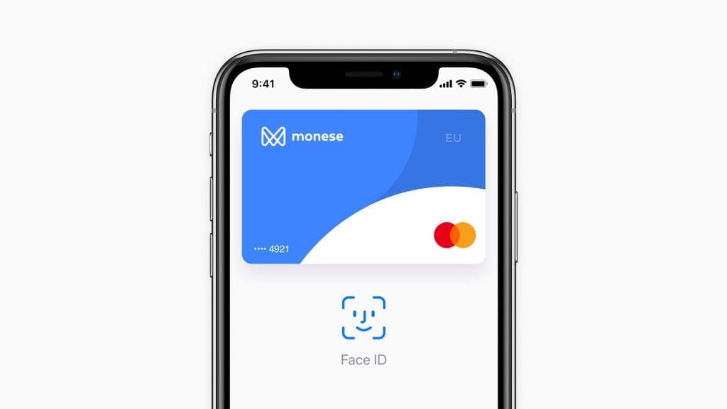 Monese Apple Pay