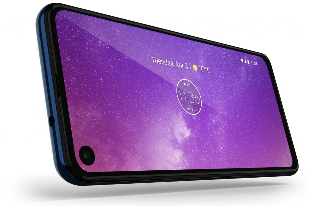 Motorola One Vision screen
