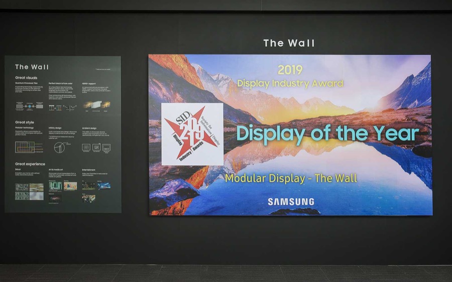 Samsung the wall sid display of the year 1