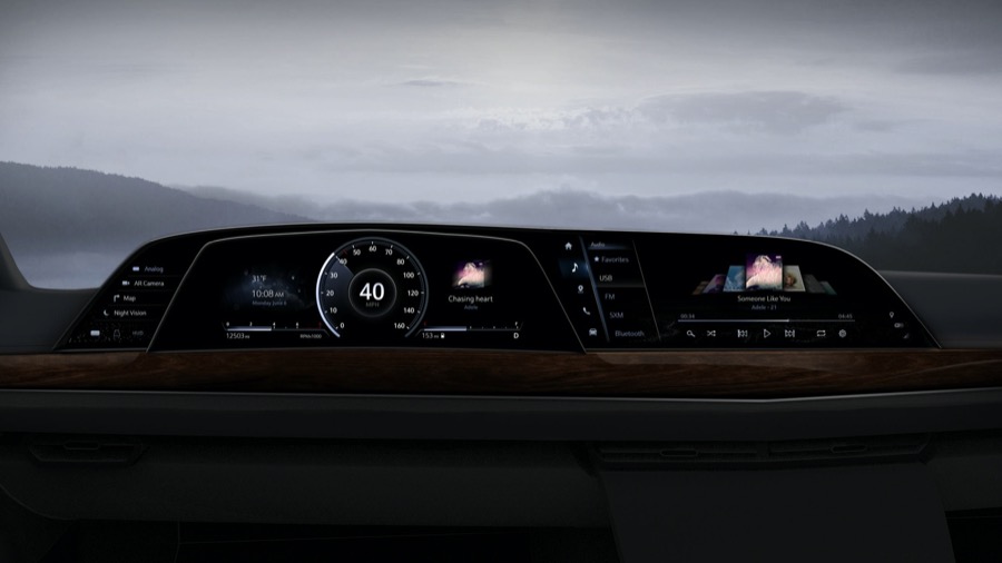 LG P-OLED Cadillac Escalade