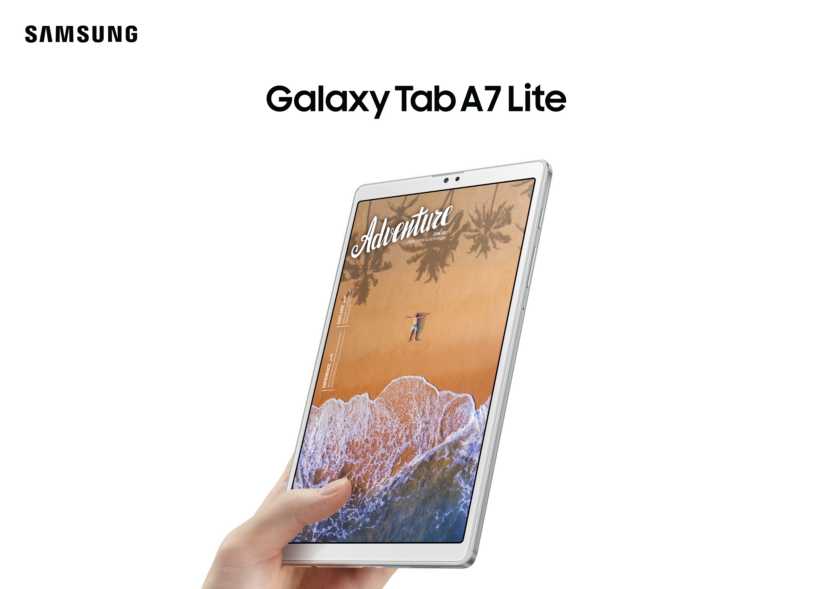 Galaxy Tab A7 Lite Product Kv Silver2